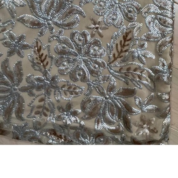 Let tout Petits girls gold cream sequin party shift dress - Picture 9 of 9